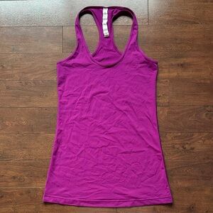 Lululemon Purple Racerback Tank Top